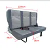 Conjunto de Assento Modificado para Transporte de Carga, Dois Lugares, Três Lugares, Dobrável, Deitar Lateralmente, Montado na Lateral do Carro, Deitar Completamente Plano, Assentos Giratórios Laterais, Outros