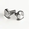 Tornillos de Aluminio de Colores Gb835 Moleteados de Giro Manual con Cabezas Planas Grandes para Publicidad, Tornillos de Giro Manual Ajustables M4M5M6 Hechos a Medida