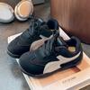 Sapatos de prancha infantis cano baixo 2025 primavera e outono novos sapatos para meninos e meninas tênis respirável rede nome sapatos de treinamento moral sapatos