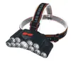 Lanterna de Cabeça 5 LEDs Luz Forte Recarregável Ultra Brilhante Montada na Cabeça para Uso Externo Ciclismo Lâmpada de Iluminação Portátil Lanterna de Cabeça à Prova d'Água para Pesca