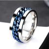 Anillos Ajustables Baratos para Estudiantes, Anillos de Pareja Punk Vintage para Mujeres y Hombres