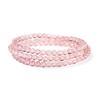 Jingdong Joyería Cristal de Fresa de Agua Blanca Natural Pulsera Multivueltas Cristal Rosa Hielo Pulsera Comodín de Moda Venta al por Mayor