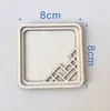 Ímã de Geladeira Brocado Song Estilo Antigo Acessórios DIY Bordado Dai Moldura Redonda para Foto Montagem Peça de Madeira Bordada Ímã de Geladeira Artesanal Acessórios