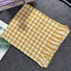 Cachecol Xadrez Pied-de-Poule Estilo Coreano Outono e Inverno Cachecol Feminino Versátil Xadrez Quente Moda Estudantil Aquecimento de Inverno