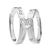 Anillo de amor sin fin plata anillo de pareja tendencia ins Anillo Amor Eterno Regalo de San Valentín venta al por mayor