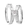 Anillo de amor sin fin plata anillo de pareja tendencia ins Anillo Amor Eterno Regalo de San Valentín venta al por mayor