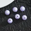 Cuentas Redondas Acrílicas con Puntos Color Caramelo Macaron Cuentas Sueltas Caqui Navidad Color Mixto Accesorios para Joyería DIY