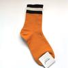 Calcetines Amarillo Naranja de Principios de Primavera Corea del Sur Amarillo Dopamina Calcetines para Mujer de Caña Media Cintura Calcetines de Algodón para Mujer ETNA COLOR VÍVIDO