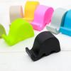 Presente coreano criativo cor sólida elefante fofo desenho animado forma de elefante suporte para celular suporte para celular fabricantes impressão