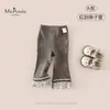 Novedades de Otoño Ropa para Bebés y Niños Pequeños Clase A Ropa para Niñas Suave y Cómoda Pantalones Largos para Bebé Niña Versátiles Encaje Base Acampanado
