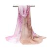 Novo Lenço de Flor de Pega-Pega Primavera e Outono Chiffon Seda Estampada Venda por Atacado