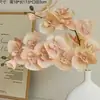 Série de Casamento Rosa Materiais de Flores Artificiais para Decoração de Vitrine de Shopping, Exibição de Fundo, Arranjos Florais, Flores Artificiais, Rosas