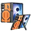 Funda aplicable transfronteriza para teléfono plegable ancho Samsung ZFold8 con soporte de eje central ancho, protección anticaídas de grado militar y atracción magnética