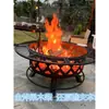 Barbacoa de Camping al Aire Libre Leña Leña de Frutal Madera de Manzano Seca Duradera Fácil de Encender