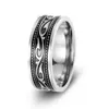 Anillo Nudo Celta Triángulo Transfronterizo Europeo Americano Anillo Árbol de la Vida Europeo Joyería para Hombre Anillo Personalizado