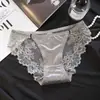 2025 nova sexy renda cetim lingerie feminina renda no quadril cintura baixa calcinhas de algodão femininas