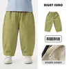 Pantalones Largos de Tela para Niños Otoño 2026 Ropa Nueva para Niños Pantalones Cargo para Niños Pequeños de Primavera y Otoño Modernos