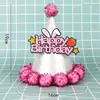 Sombrero de Cumpleaños para Niños y Adultos Punto Láser Reflectante Gorra Puntiaguda de Bola Gorra Puntiaguda de Fiesta Gorra de Corona Gorra de Bola Mao