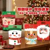 Saco de doces de Natal transfronteiriço, saco autovedante de desenho animado, saco stand-up para lanches, biscoitos, flocos de neve, doces, saco selado com zíper, saco de presente