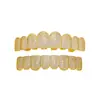 Brackets Dentales Hip-Hop Europeos y Americanos Amazon Ocho Dientes Microincrustados Circonita 8A Cruzados Personalizados para Brackets Dentales Accesorios Hip-Hop de Halloween