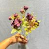 Brote de té de hortensia flor artificial transfronteriza de mano arreglo floral para el hogar muebles de hotel accesorios de fotografía para exteriores disfraz