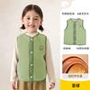 Chaleco Infantil Explosive Lemon Baby Modelo Nuevo 2025 Chaqueta sin Mangas para Niños Estilo Cálido Otoño Invierno Chaleco Casual Color Block para Niños