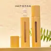 Frasco Rollerball de Madeira de Bambu com Janela para Óleo Essencial, Frasco de Perfume Vazio, Frasco Rollerball Vazio, Material de Embalagem de Bambu Pode Ser Personalizado