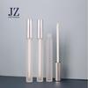 Jinze tubo redondo fino design generoso tampa prata fosca frasco fosco tubo aplicador com bico de ar glaze 2,5ml