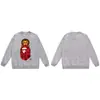 Suministro Mayorista Transfronterizo de Marca de Moda de Comercio Exterior Sudadera Pesada de Algodón con Cuello Redondo Chaqueta Larga de Tiburón 13