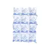 Bolsa de Hielo Autoabsorbente con 12 Compartimentos Pequeños para Entrega Express, Transporte Aéreo, Conservación de Mariscos, No Requiere Inyección de Agua, Reutilizable para Enfriar Yogur y Congelación Rápida
