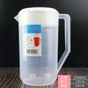 Botella de agua fría de plástico directo de fábrica, vaso medidor grueso transparente, botella de agua fría de gran capacidad con tapa, vaso medidor con escala