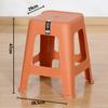 Taburete de plástico extra grueso, moderno, sencillo, grueso, para el hogar, estilo nórdico, silla duradera, taburete alto cuadrado, banco moderno simple
