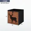 Gabinete de Celosía de Madera Maciza, Estantería Kalek Estilo Antiguo, Estante de Almacenamiento de Pie, Estantería y Gabinete de Almacenamiento de Ocho Compartimentos Integrados para Jardín de Infancia