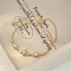 Pulsera de Geometría Irregular Extensible Popular en Tiktok Live Estilo Coreano Estilo Encantador Joyería de Mano Pulsera Ajustable