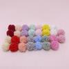 Punto 1.5cm malla elástica Bola de Flores encaje doble color bola de flores malla bola de flores accesorios para el cabello accesorios diy punto lote