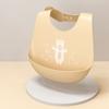 Babero de Silicona Estéreo para Bebé Impermeable Súper Suave Cubo de Comida para Bebé Niños Cubo Deslizante Infantil Sin Lavar Transfronterizo