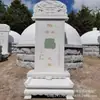Esculturas Personalizadas em Mármore, Lápides Antigas de Mármore Branco, Monumentos de Pedra Gravados em Cemitérios Rurais, Prontos de Fábrica