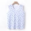 Chalecos para Mujeres de Mediana Edad y Mayores, Talla Grande, Camisetas Interiores de Algodón Holgadas para Madres y Abuelas, Chalecos Finos de Verano, Camisetas