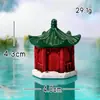 Micro-Paisaje Creativo Puente de Madera Estilo Antiguo Pabellón Jardinería Paisajismo Decoración DIY Accesorios Artesanías de Resina Adornos Pequeños