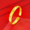 Múltiples Estilos de Pulseras de Oro Electroplateado al Vacío de Dragón y Fénix, Pulseras Grabadas de Dragón y Fénix con Diseño Abierto, Pulseras de Boda