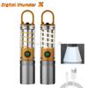 Linterna Luz Fuerte Exterior Larga Duración de Batería Exterior Portátil Recargable Mini Linterna Linterna Multifunción