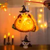 Decoração de Halloween Infantil Feita à Mão Saco de Materiais DIY Atividade Temática para Festa de Jardim de Infância Barra Adereços Lanterna de Abóbora