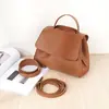 Bolso de Piel Suave para Mujer 2026 Nueva Moda Bolso de Hombro Cruzado Gran Capacidad Versátil Bolso Tote Debajo del Brazo Bolso de Piel Genuina para Mujer
