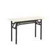 Mesa Longa Dobrável Simples Armazenamento Minimalista Treinamento Estudo Mesa de Escritório Mesa de Conferência Casa Retangular Pequena Mesa de Jantar