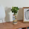 Vaso de Vidro de Palha Natural Transfronteiriço Tecido à Mão Conjunto de Vidro para Escritório Hotel Copo para Água Fria Copo para Bebida