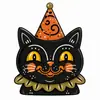 2026 Nueva Decoración Retro de Halloween Pequeñas Figuras de Madera Adornos Artesanía de Madera Creativa para el Hogar y el Escritorio