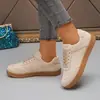 Tênis feminino transfronteiriço europeu e americano para estudantes, cadarço, sola reta, clássico, tênis de treino alemão, sapatos femininos retrô, tênis de corrida, atacado, tamanhos grandes