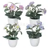Flores Artificiales Hechas a Mano Flor de la Mañana Bonsái Redondo Pequeño Decoración para el Hogar de Amazon Adornos Pequeños para Escritorio Fabricantes de Comercio Exterior