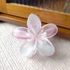 Europa y Estados Unidos clip de pelo de flor de huevo de colores transfronterizo clip de flor clip de tiburón de dama elegante accesorios para el cabello de vacaciones en la playa tocado