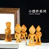 Figura de madera de dibujos animados de Bob Esponja, Sr. Cangrejo y Calamardo, un regalo de recuerdo para novio